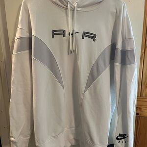 Nike Air White and Gray Sweatshirt